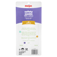 slide 3 of 5, Meijer Safety Swabs, 100 ct