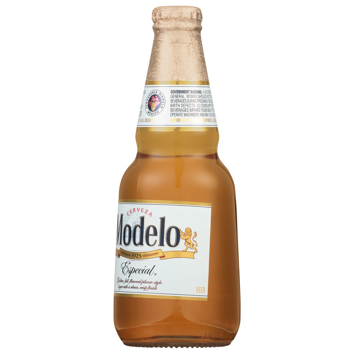 slide 8 of 9, Modelo Mexican Lager Import Beer, 12 fl oz Bottle, 4.4% ABV, 12 fl oz