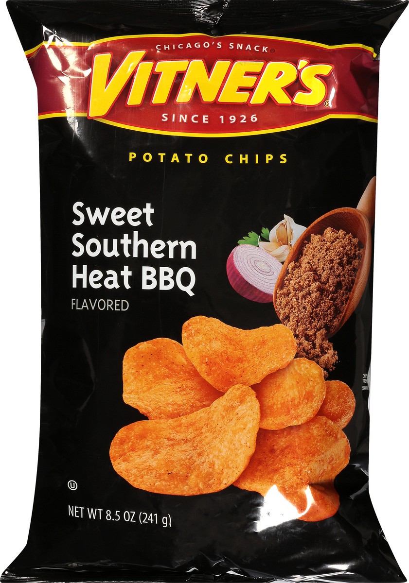 slide 9 of 13, Vitner's Sweet Southern Heat BBQ Flavored Potato Chips 8.5 oz, 8.5 oz