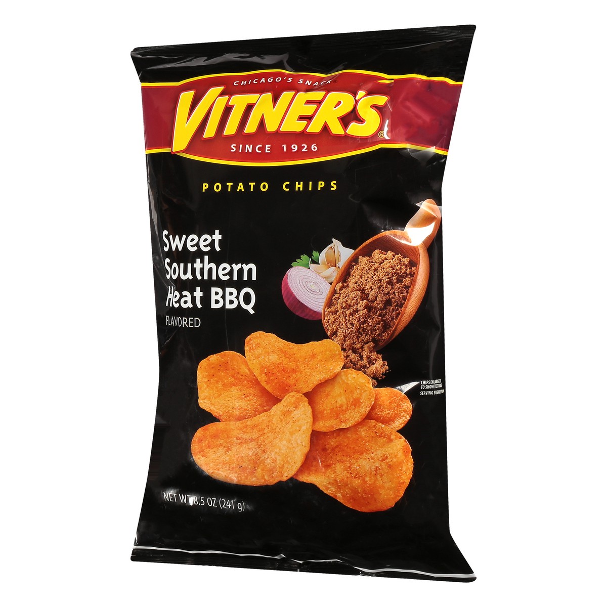 slide 7 of 13, Vitner's Sweet Southern Heat BBQ Flavored Potato Chips 8.5 oz, 8.5 oz