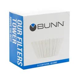 BUNN 8-12 Cup Coffee Filters- 100 ct