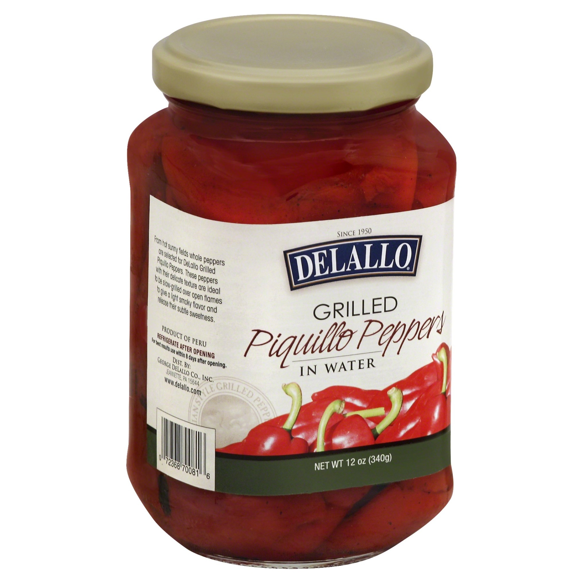 slide 1 of 1, DeLallo Piquillo Peppers, 12 oz