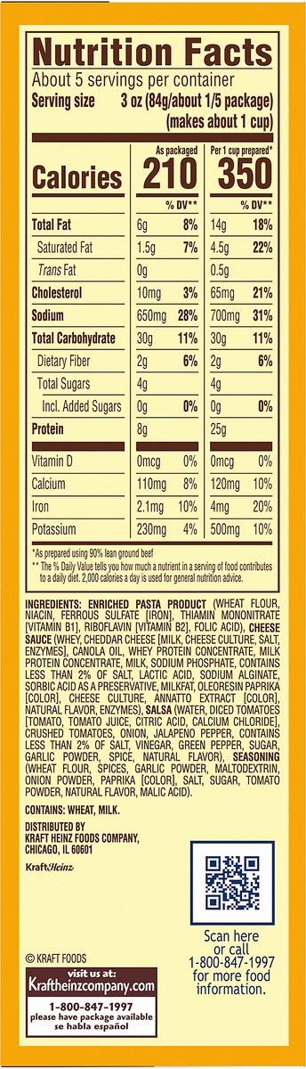 slide 8 of 9, Velveeta Skillets Nacho Supreme One Pan Dinner Kit, 15.66 oz Box, 15.66 oz