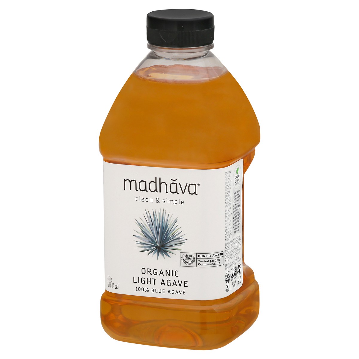 slide 3 of 13, Madhava Honey Organic Light Agave Nectar, 46 oz
