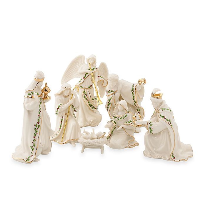 slide 1 of 1, Lenox Holiday Nativity, 7 ct