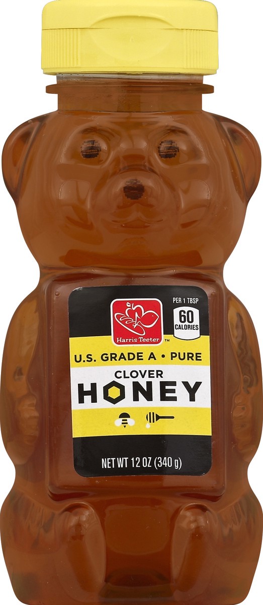 slide 2 of 2, Harris Teeter Pure Clover Honey, 12 oz