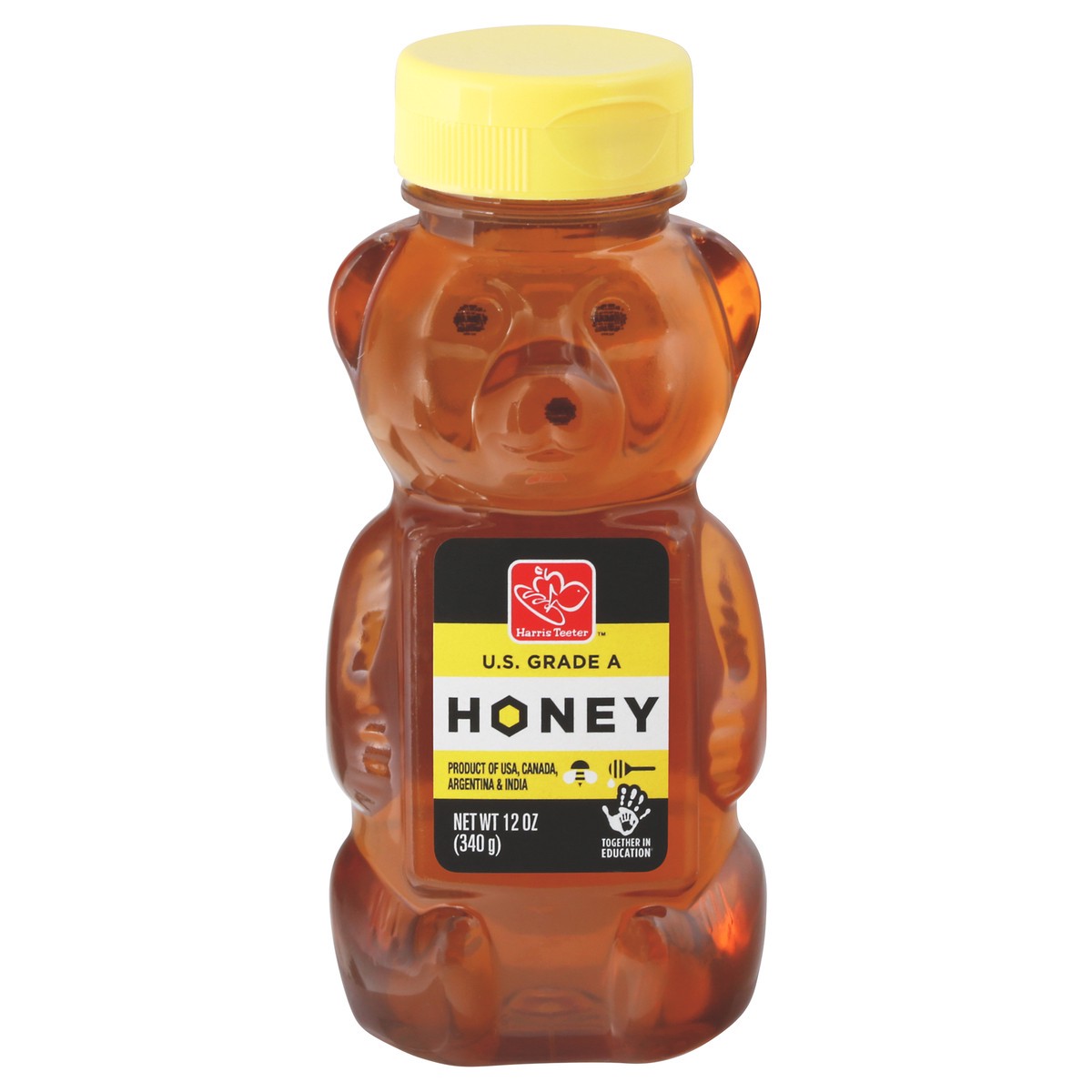 slide 1 of 2, Harris Teeter Pure Clover Honey, 12 oz