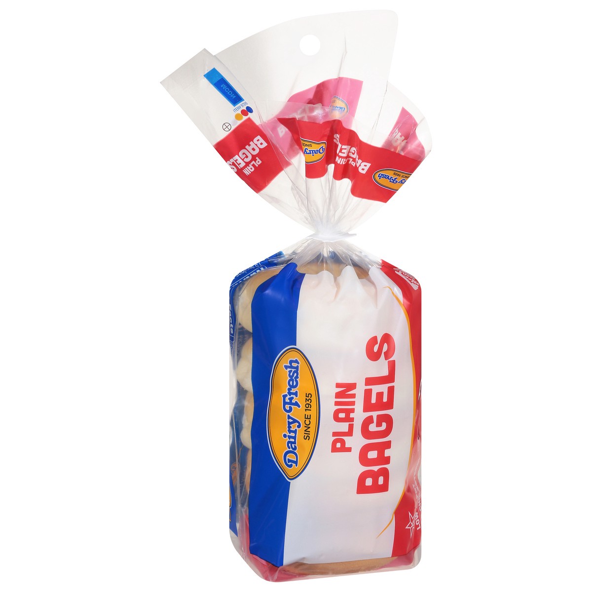 slide 6 of 9, Dairy Fresh Bagels Plain 5 Ct 14.5Oz, 14.5 oz