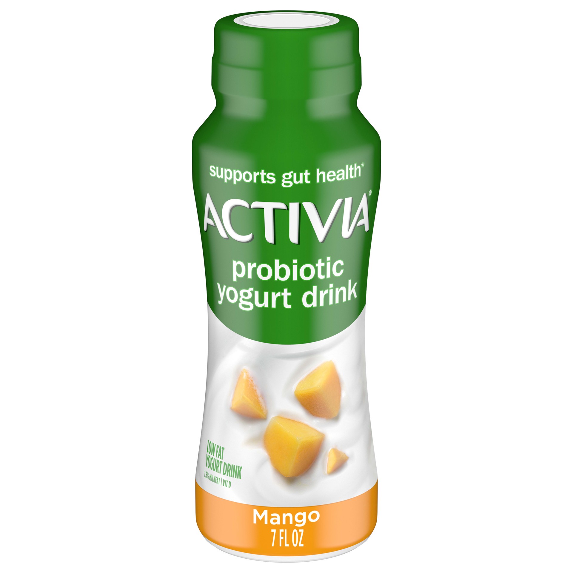 slide 1 of 1, Activia® yogurt drink, mango, 7 fl oz