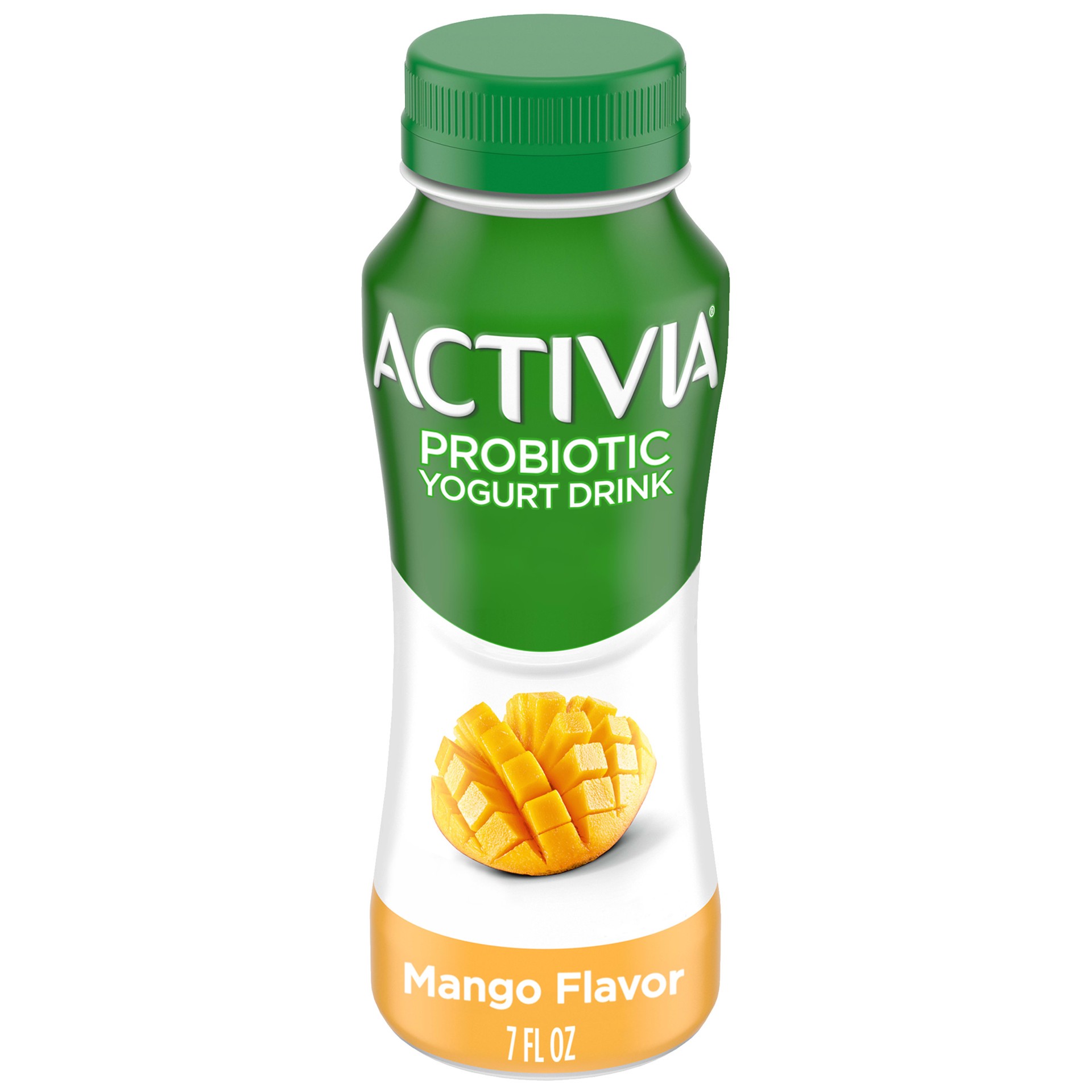 slide 1 of 1, Activia Probiotic Mango Dairy Drink, 7 fl oz