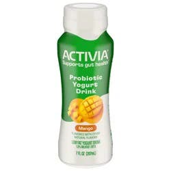 Activia Mango Probiotic Lowfat Yogurt Drink, Probiotic Yogurt Drink, 7 FL OZ