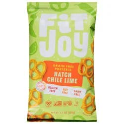 FitJoy Grain Free Hatch Chile Lime Pretzels - 4.5 oz