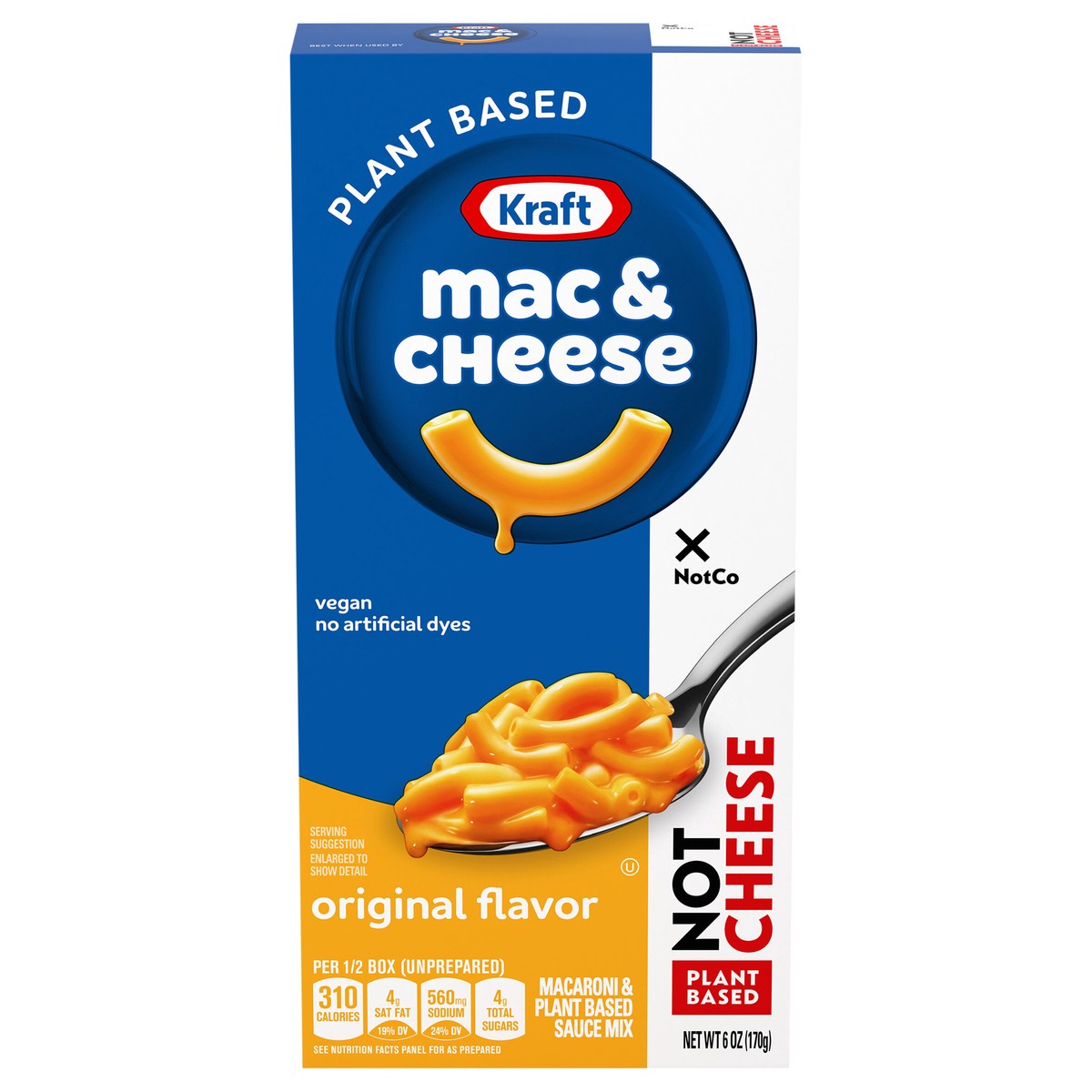 slide 1 of 5, Kraft NotCo Original Flavor Plant Based Mac & Cheese, 6 oz Box, 6 oz