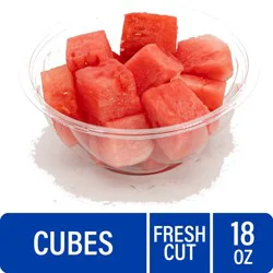 Fresh Cut Seedless Watermelon Cubes, 18 oz
