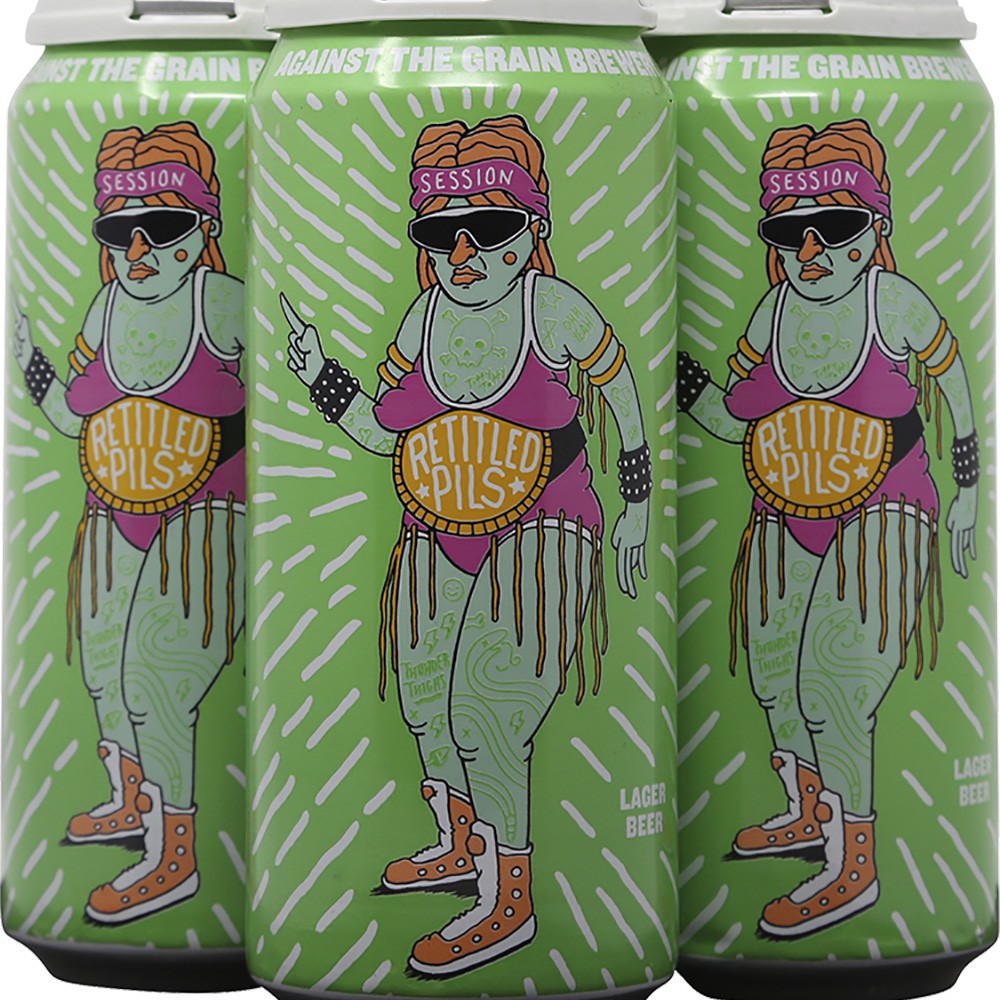 slide 1 of 1, Against The Grain Retitled Pils, 4 ct; 16 oz