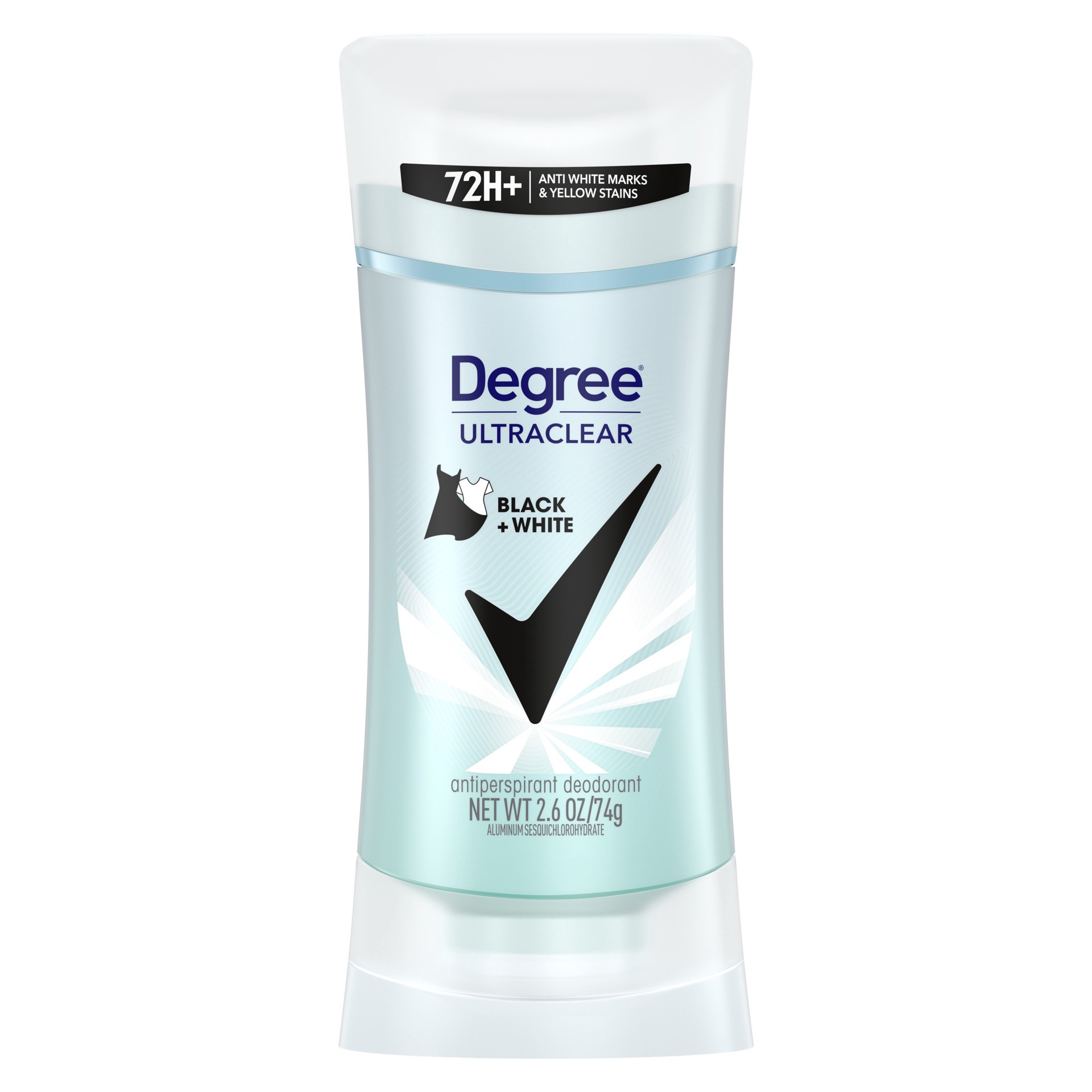 slide 1 of 9, Degree UltraClear Antiperspirant Deodorant Black+White, 2.6 oz, 2.6 oz