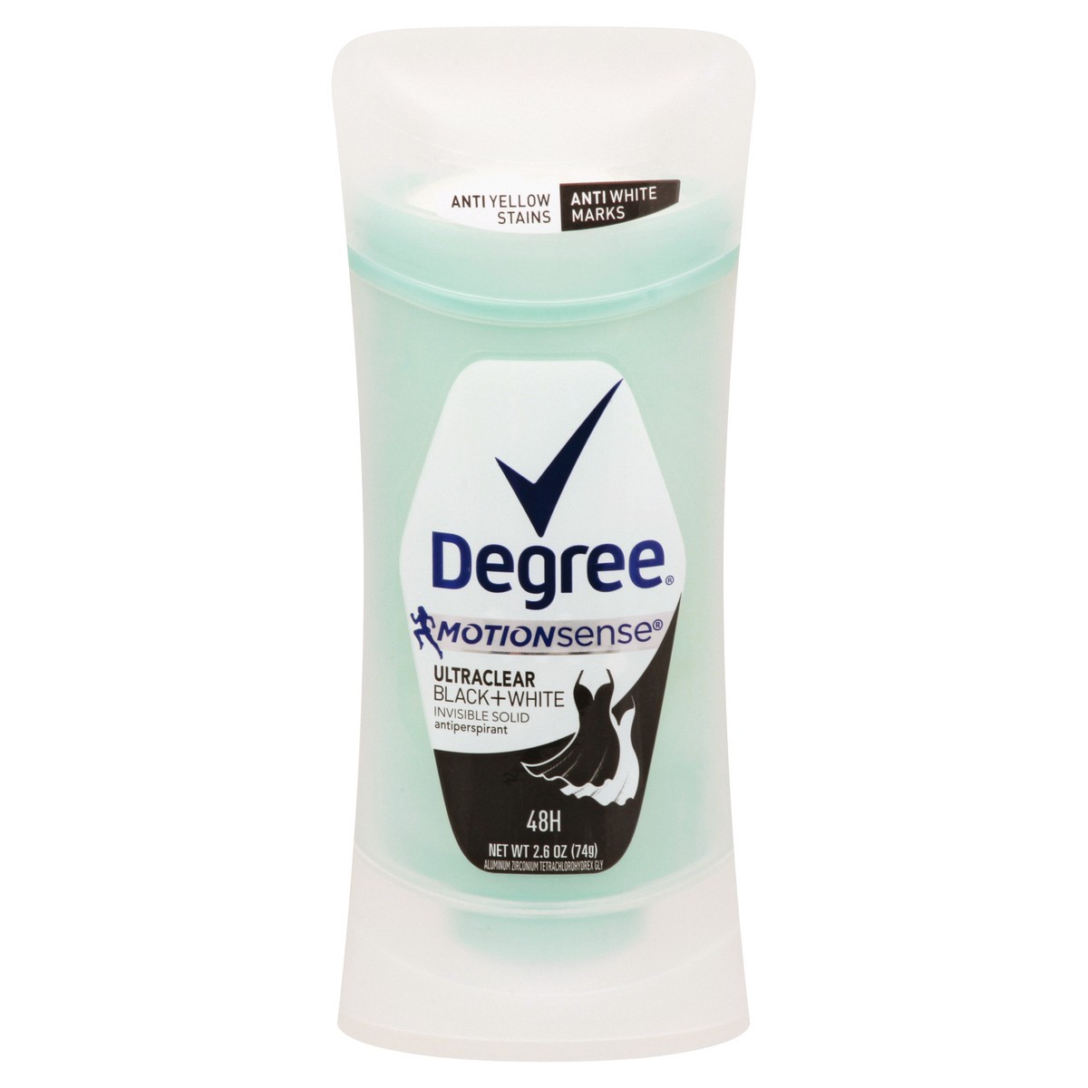 slide 1 of 9, Degree Women UltraClear Antiperspirant Deodorant Black+White, 2.6 oz, 2.6 oz