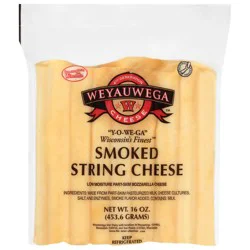 Weyauwega Smoked String Cheese 16 oz
