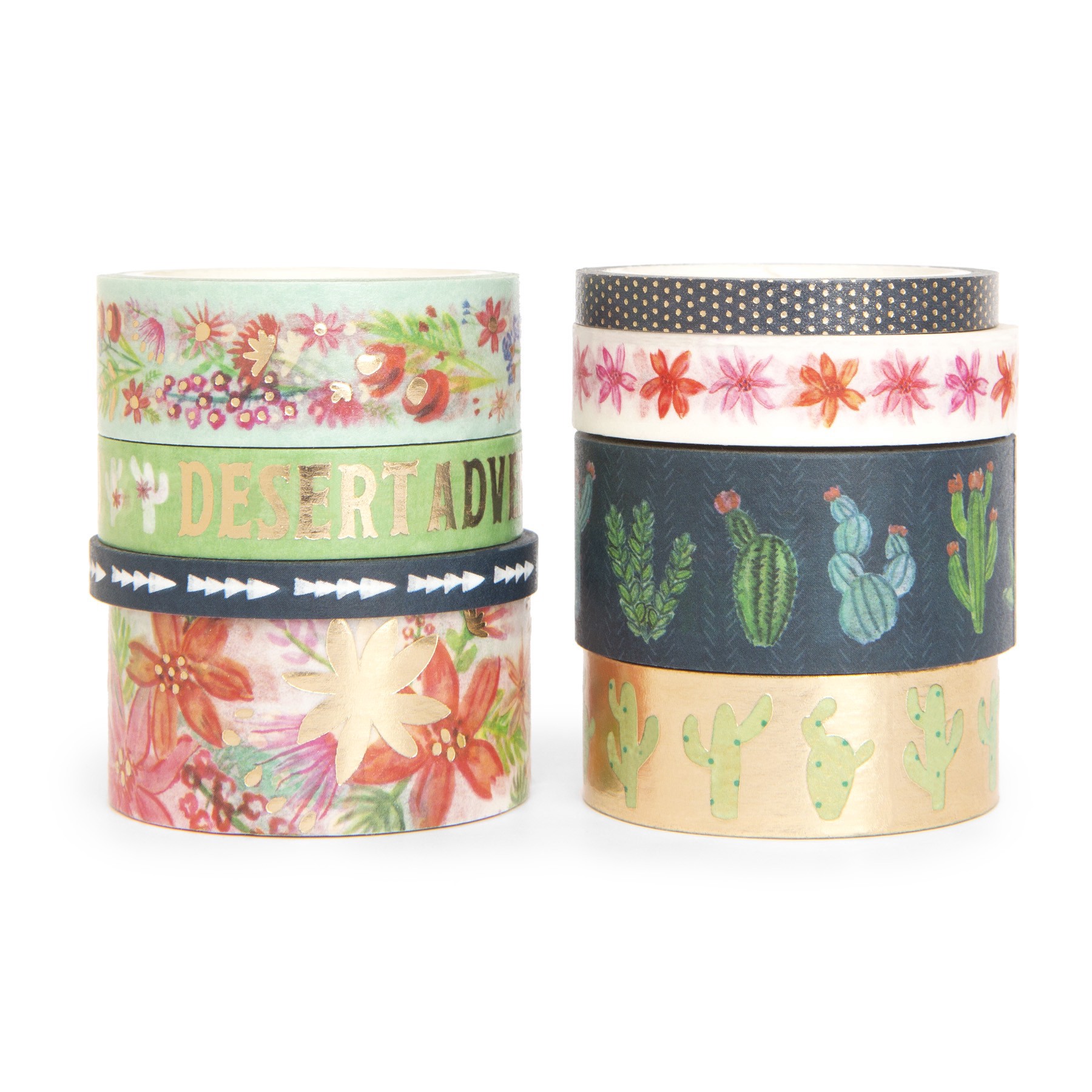 slide 4 of 4, Cactus Washi Tapes By Recollections, 8 ct