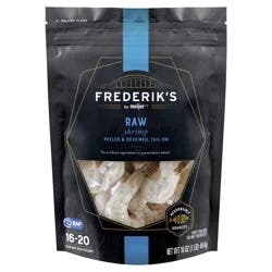 Frederik's by Meijer, Peeled & Deveined Tail-On Raw Shrimp, 16 oz