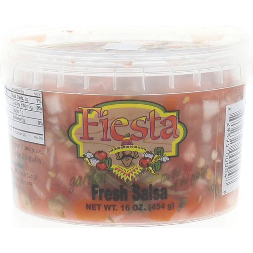 slide 1 of 1, Fiesta Hot Fresh Salsa, 16 oz