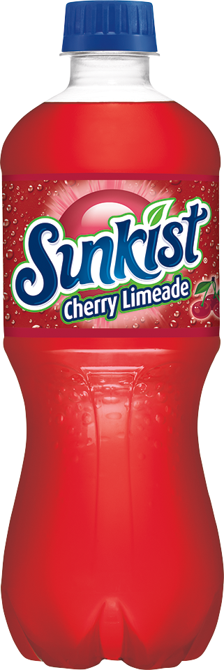 slide 1 of 11, Sunkist Cherry Limeade Soda 20 fl oz, 20 fl oz