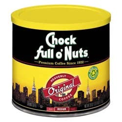 Chock Full O' Nuts Chock Full o'Nuts Heavenly Coffee Original Medium Roast Ground Coffee 26 oz. Canister