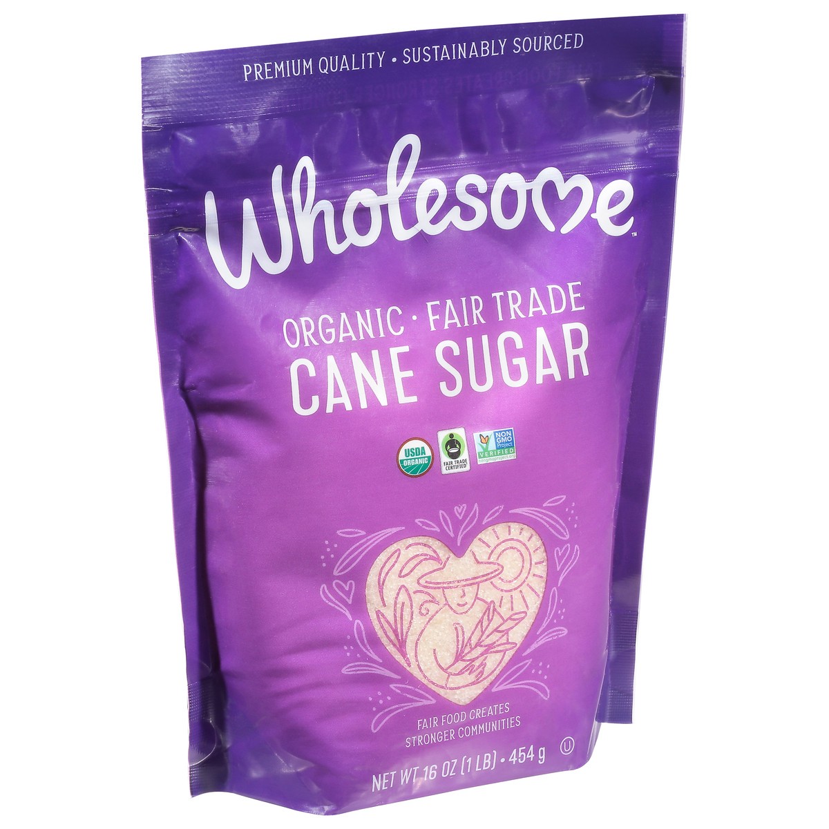 slide 4 of 14, Wholesome Organic Cane Sugar 16 oz, 16 oz