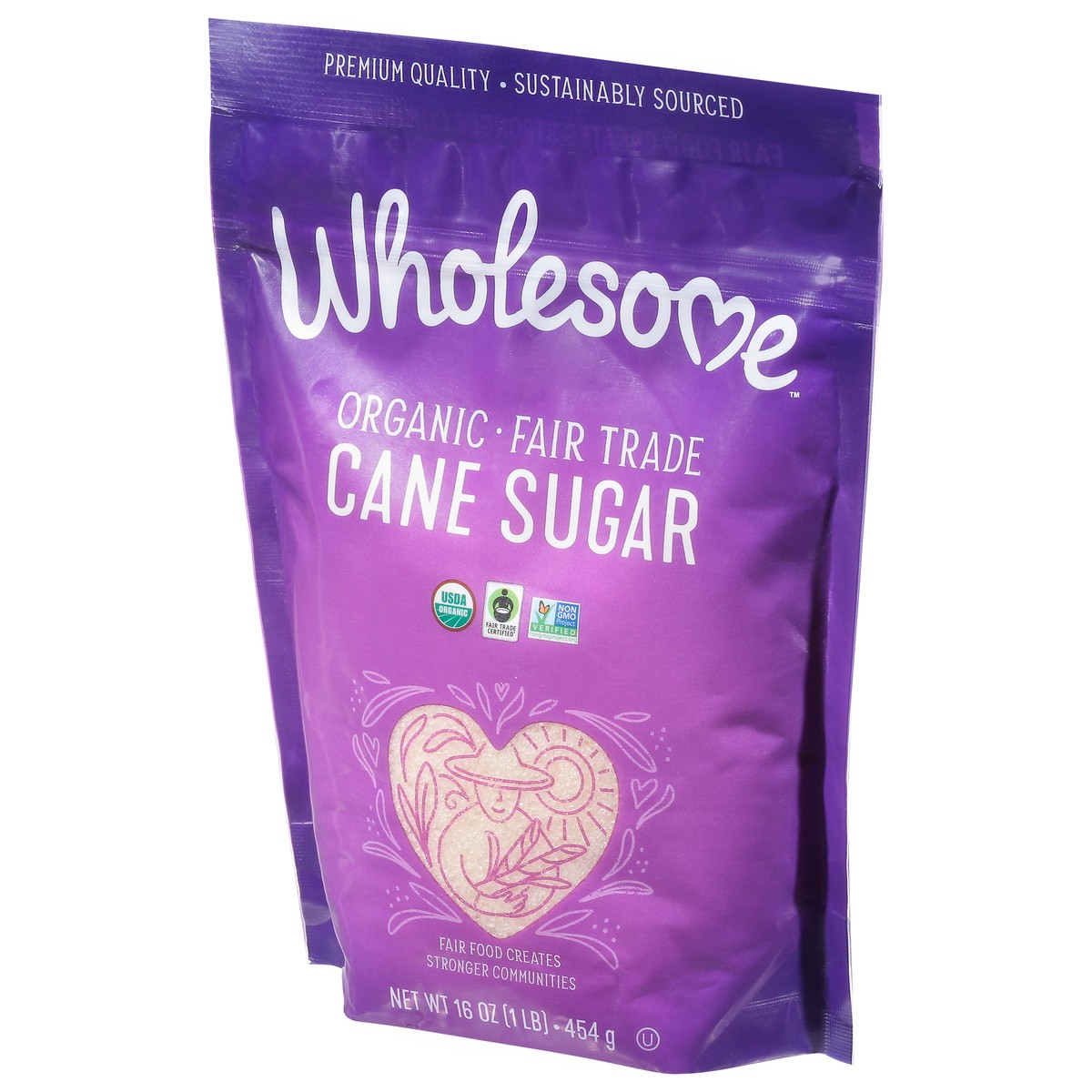 slide 3 of 14, Wholesome Organic Cane Sugar 16 oz, 16 oz