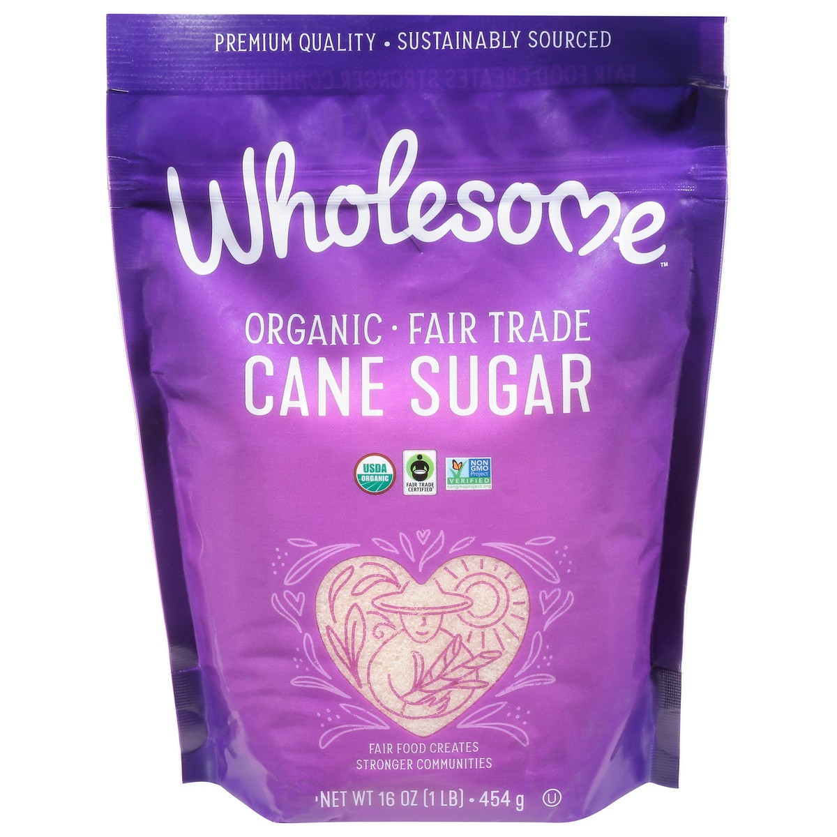 slide 7 of 14, Wholesome Organic Cane Sugar 16 oz, 16 oz