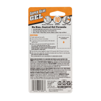 slide 4 of 13, Gorilla Super Glue Gel Clear 3g Tube, 3 gram
