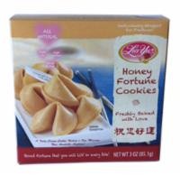 slide 1 of 1, Luv Yu Brand Honey Fortune Cookies, 3 oz