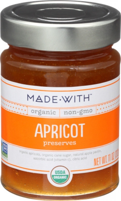 slide 1 of 1, Made With Organic Apricot Preserves, 11 oz