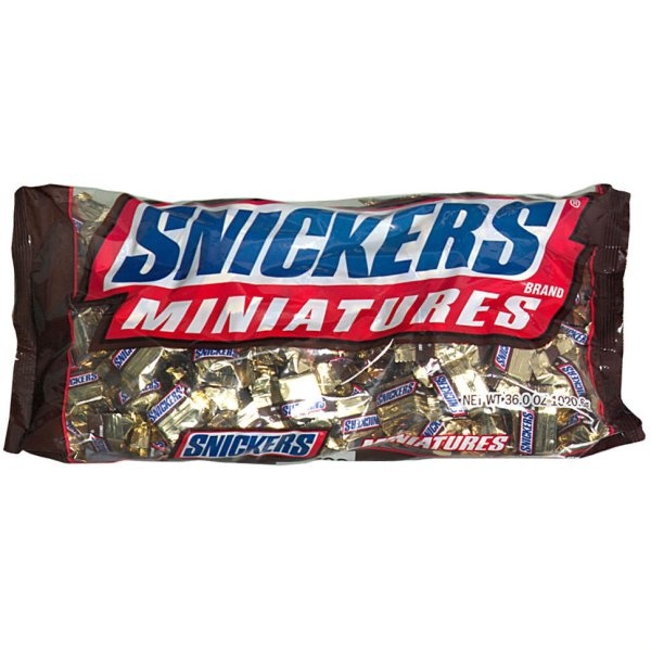 slide 1 of 1, Snickers Miniature, 1 ct