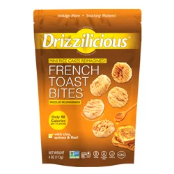 Drizzilicious Mini Rice Cakes French Toast, 4 oz