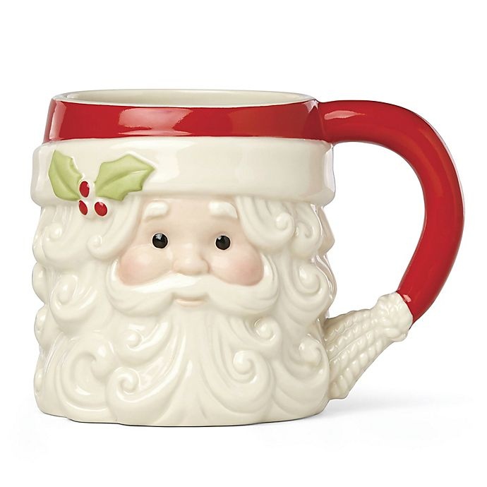 slide 1 of 1, Lenox Hosting the Holidays Figural Santa Mug, 1 ct