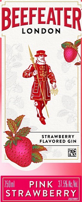 slide 4 of 9, Beefeater Pink London Dry Strawberry Gin 750mL Bottle, 750 ml