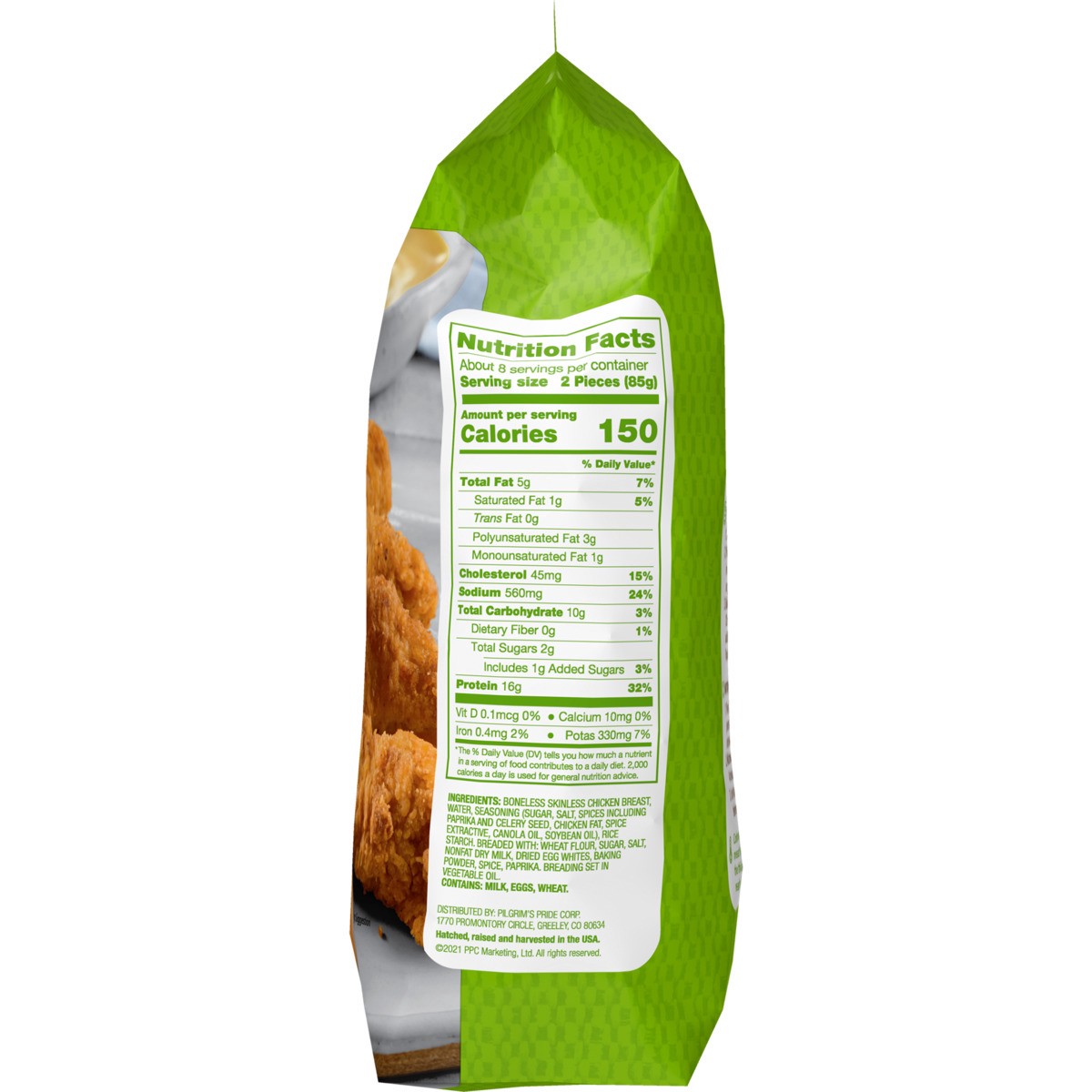 slide 2 of 9, Just BARE Lightly Breaded Chicken Breast Strips, 1.5 lb