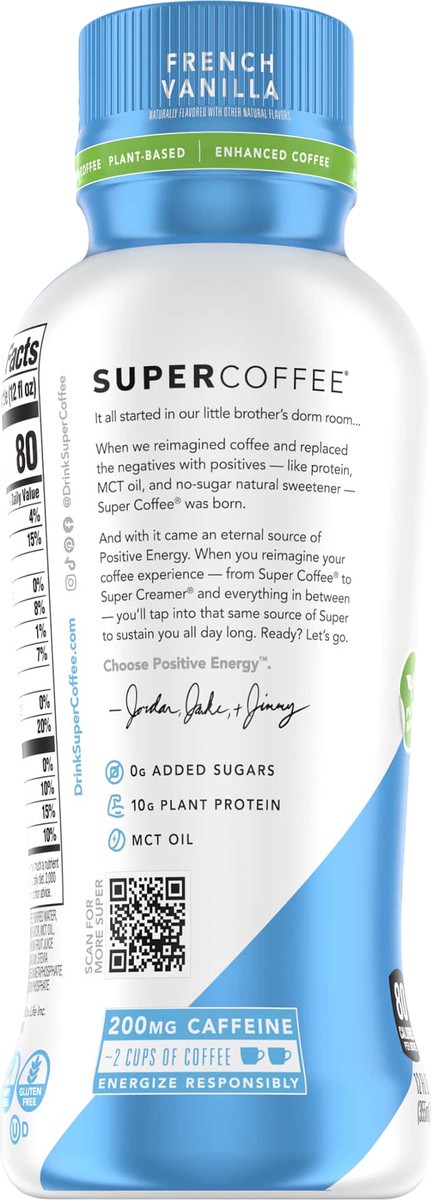 slide 4 of 6, Super Coffee Kitu French Vanilla Super Coffee- 12 fl oz, 12 fl oz