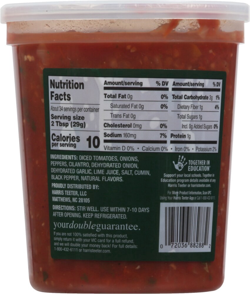 slide 2 of 3, Harris Teeter™ Farmers Market Medium Fresh Salsa, 34 oz