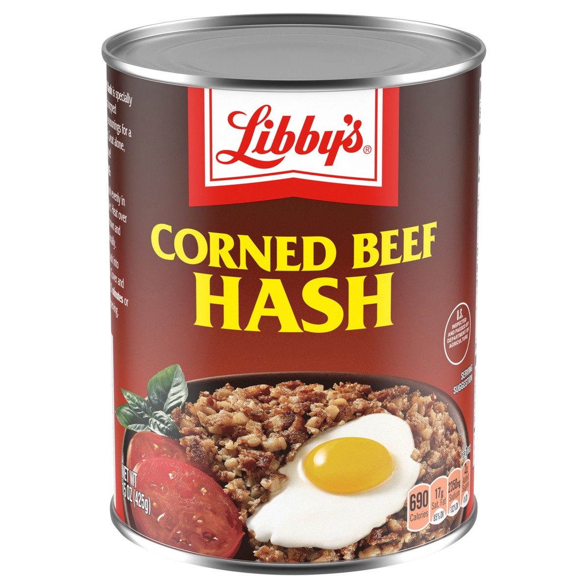 slide 1 of 5, Libby''s Corned Beef Hash, 37g Protein Per Serving, Canned Food, 15 oz., 15 oz