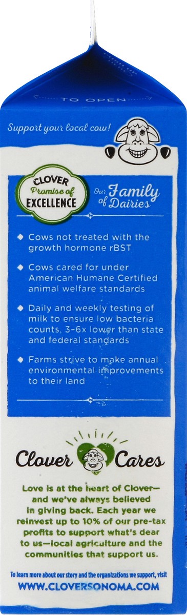 slide 2 of 4, Clover Sonoma Half & Half 1 qt, 1 qt
