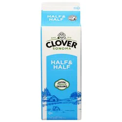 Clover Sonoma Half & Half 1 qt