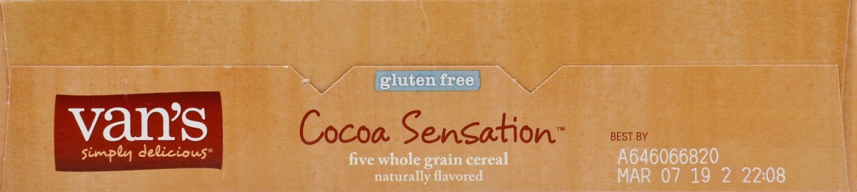 slide 2 of 4, Van's Simply Delicious Cocoa Sensation Five Whole Grain Cereal, 10 oz