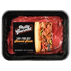 Philly Gourmet 100% Pure Beef Shaved Steak 10 oz