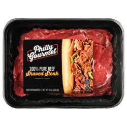 Philly Gourmet 100% Pure Beef Shaved Steak 10 oz