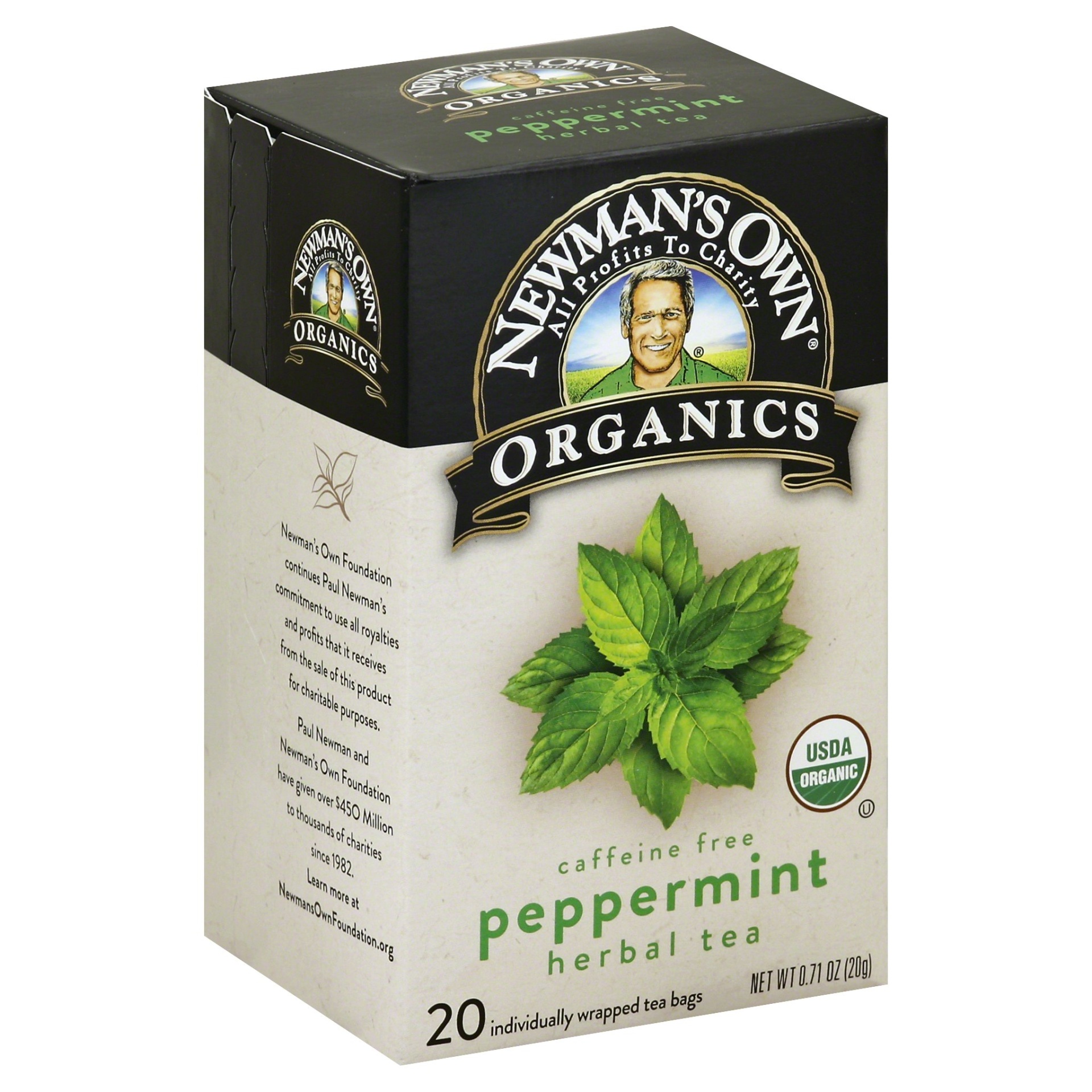 slide 1 of 4, Newman's Own Organic Peppermint Tea - 20 ct, 20 ct