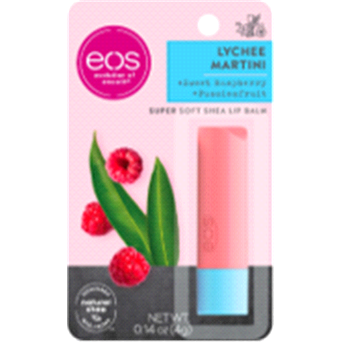 slide 1 of 5, eos Lychee Martini Lip Balm, 14 oz