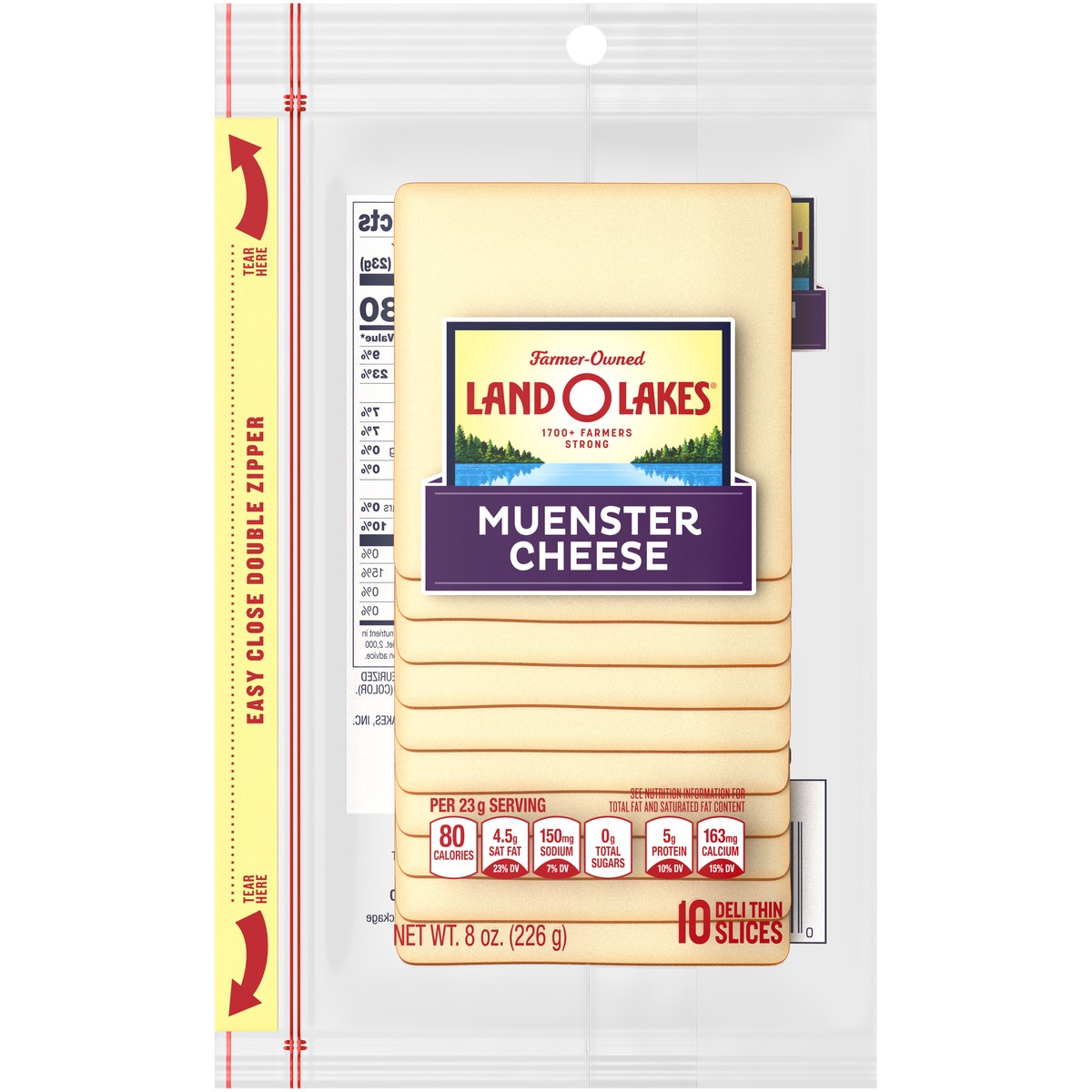 slide 4 of 4, Land O'Lakes Land O Lakes Muenster Cheese, 8 oz