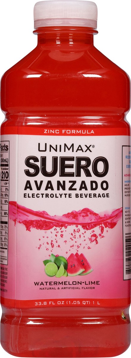 slide 10 of 14, SueroMax Unimax Watermelon-Lime Electrolyte Beverage 33.8 fl oz, 33.8 fl oz